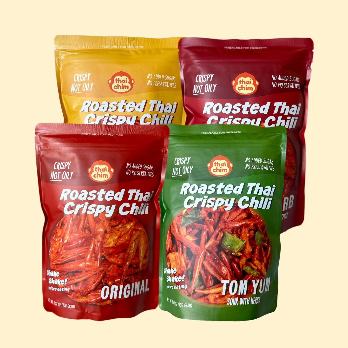 Premium Roasted Thai Crispy Chili Snack - Crunchy and Delicious 100 g